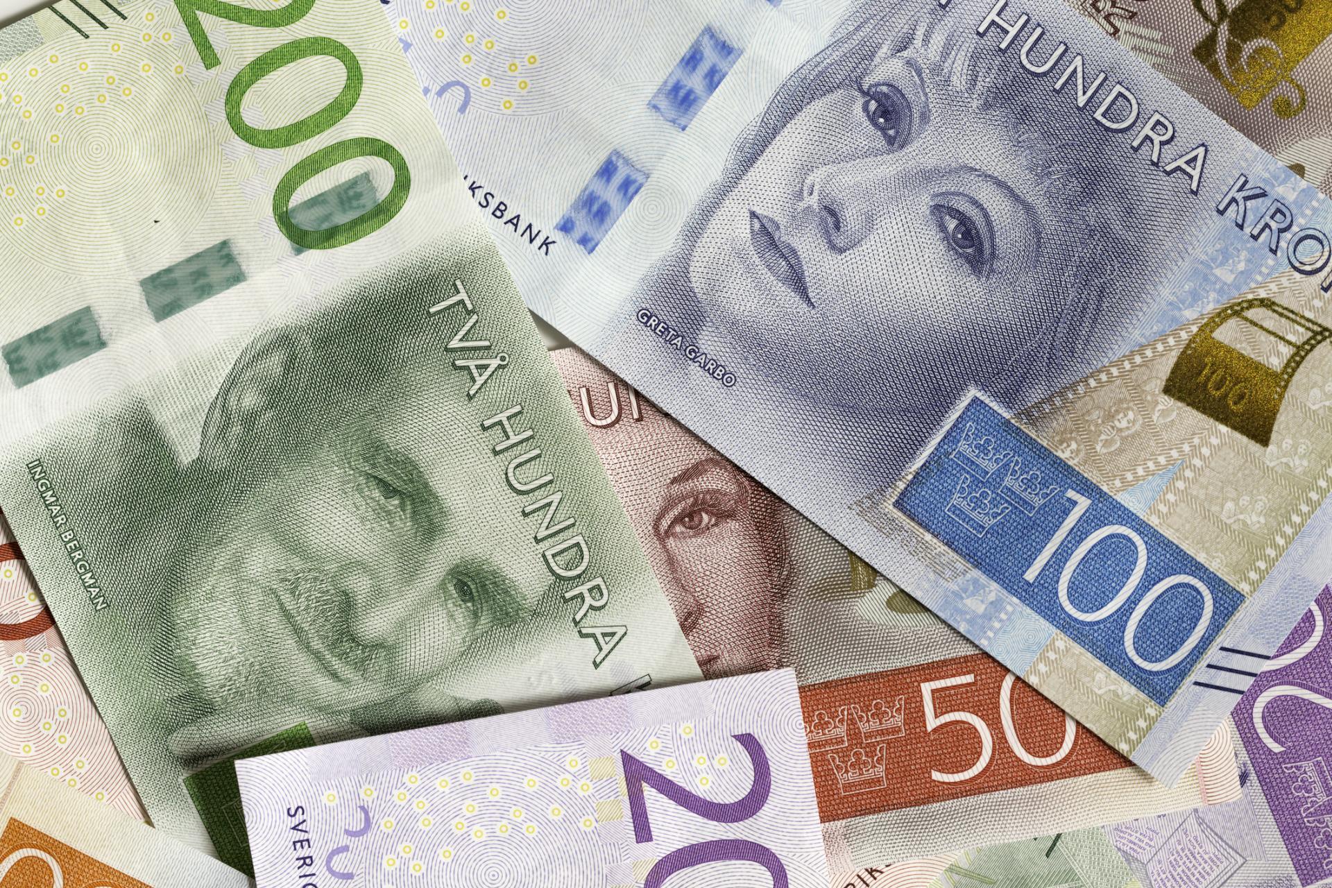 bild på svenska pengar